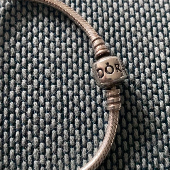 Pandora bracelet and charms 7.1” - Picture 3 of 5